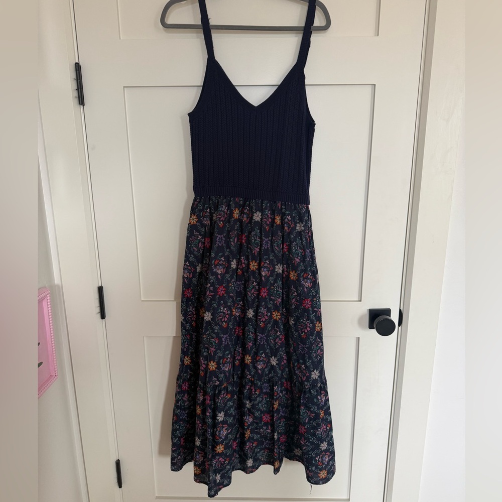 Skies Are Blue Floral Midi Dress